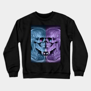 gemini skulls Crewneck Sweatshirt